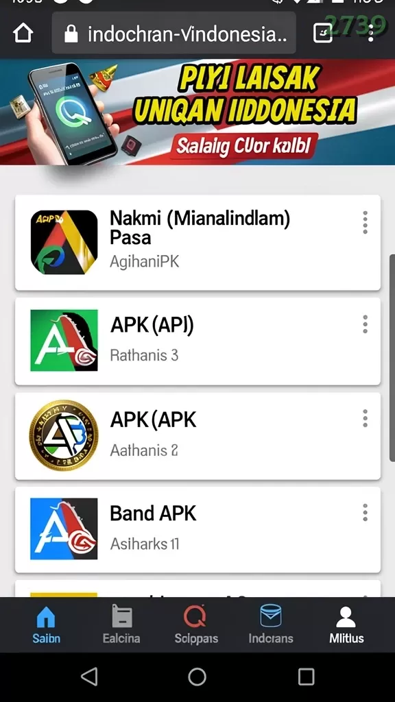 Cuplikan layar TENTOTO — pengaturan akun