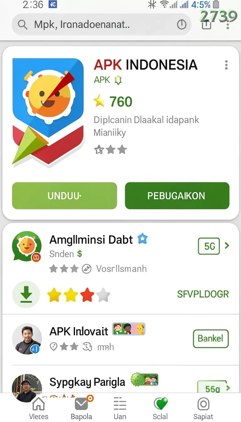 Cuplikan layar JKTOK — halaman utama